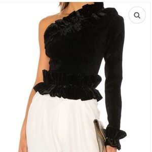 V. Chapman Messina Velvet Top 0